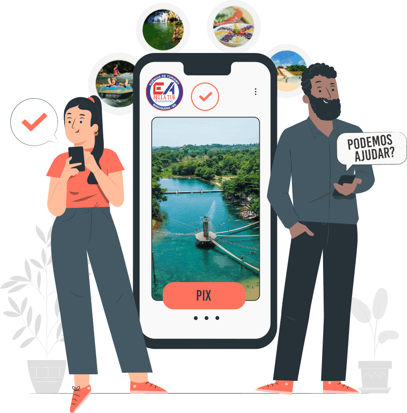 atendimento ea bella tur, agencia de turismo de bodoquena ms