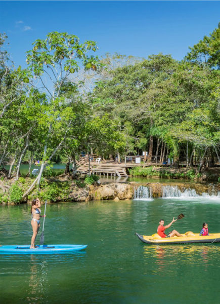 cachoeiras serra da bodoquena, passeio de caiaque duck