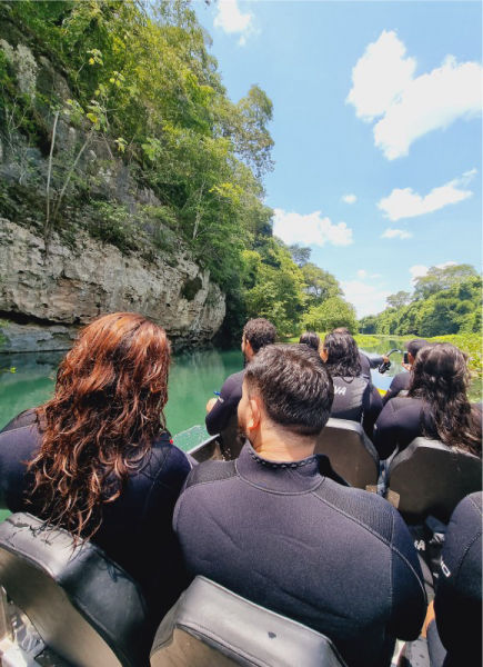 nascentes da serra foto flutuação rio salobra