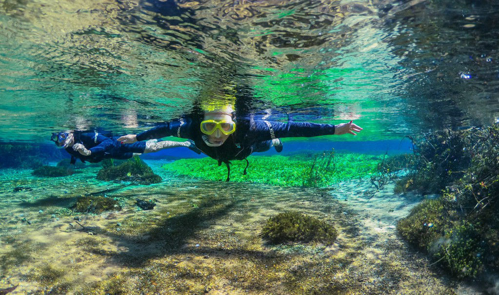 rio sucuri flutuação